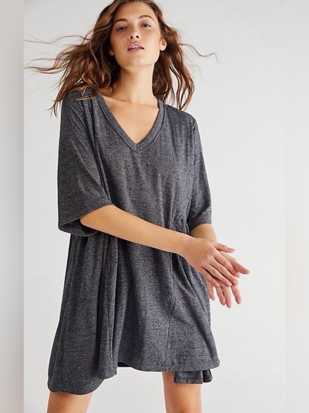 FP Beach Stone Harbor Babydoll Dress with kangaroo pocket! 🔥free people
